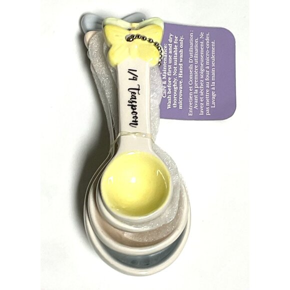 The Bake Shop Butterfly Pastel Colors Measuring Spoons - Picture 5 of 10